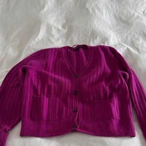 Banana Republic Magenta Cardigan